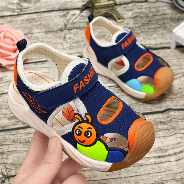 Bērnu ikdienas sandales ar uzlīmēm meitenēm un zēniem