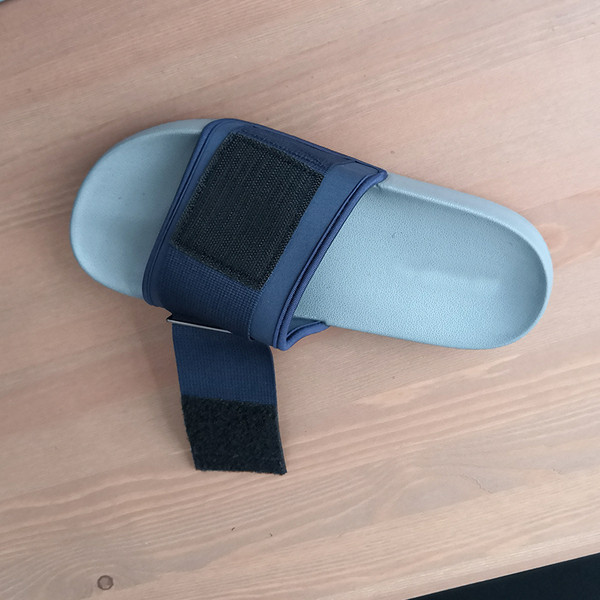 Papuci textile pentru bărbați cu talpă plate și petice