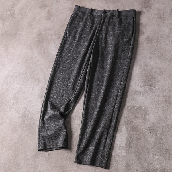 Stiilsed meeste sügis-talvised taskutega püksid