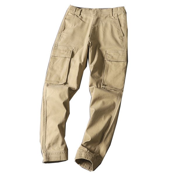 Sportlikud ja vabaaja meeste püksid elastse vöökohaga