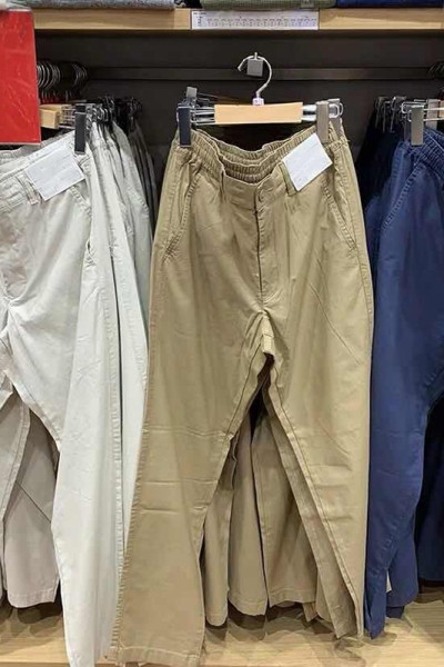 Sportlikud ja elegantsed elastse vöökohaga meeste püksid