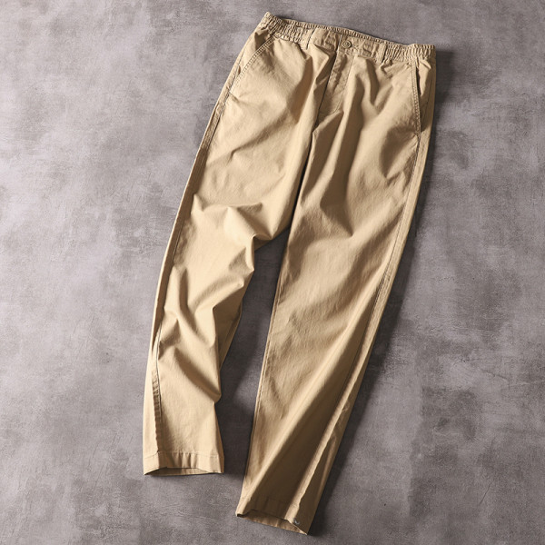 Sportlikud ja elegantsed elastse vöökohaga meeste püksid