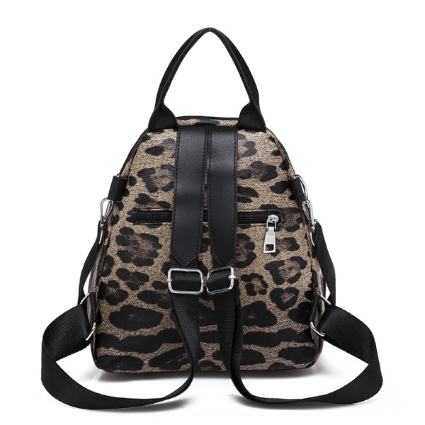 Ajakohane loomatrükiga naiste seljakott