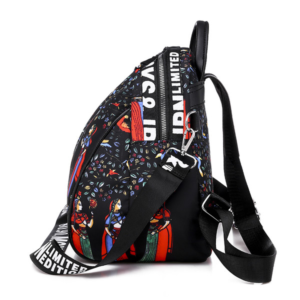 Rucsac de damă de zi cu zi cu model și mâner