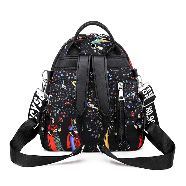 Rucsac de damă de zi cu zi cu model și mâner