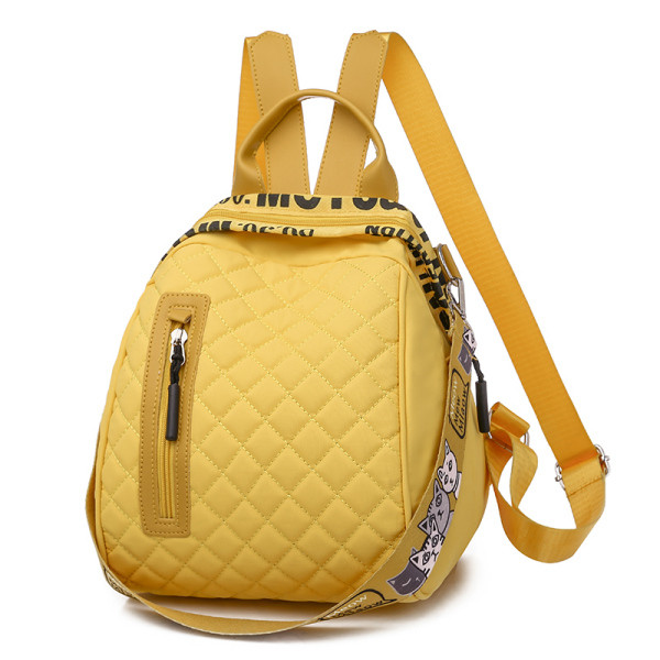 Sieviešu ikdienas mākslīgās ādas mugursoma ar rāvējslēdzēju