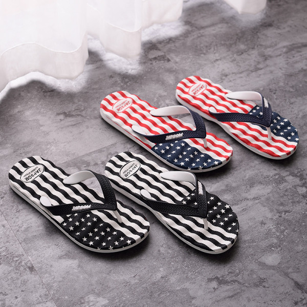 Papuci moderni pentru bărbați cu talpă colorată