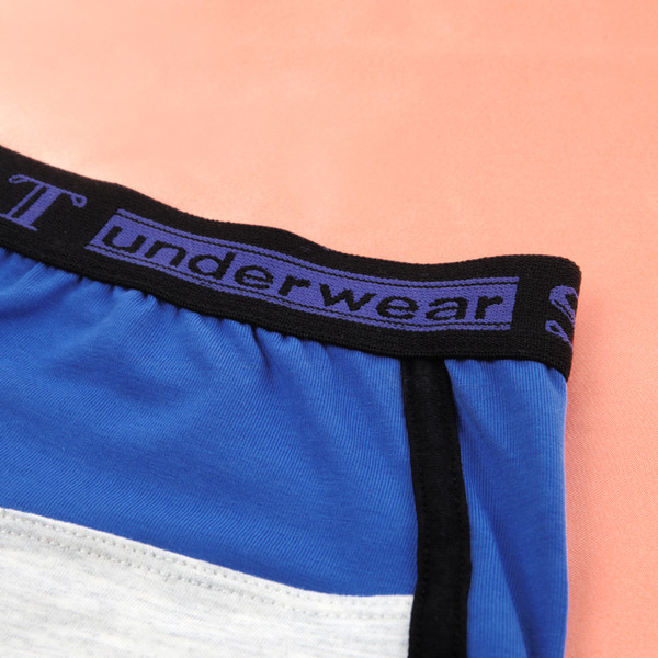 Kahevärvilised puuvillased meeste bokserid