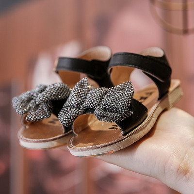 Sandale casual pentru copii cu panglică-pentru fete