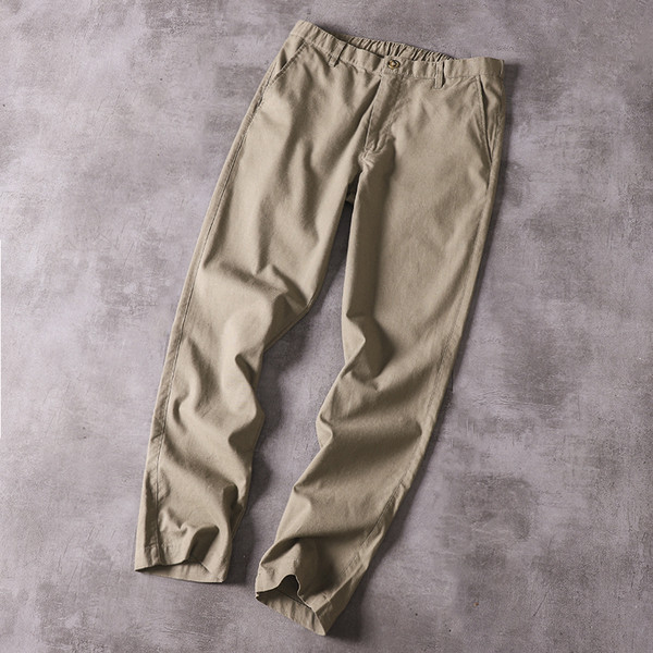 Meeste sport-vabaaja pükste sirge mudel