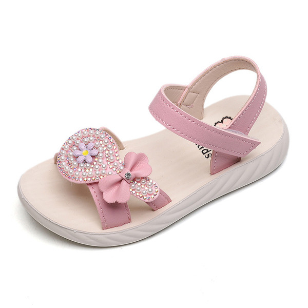 Modern gyerekszandál 3D elemmel és matricákkal