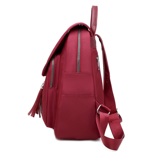 Rucsac de damă de ultimă generație cu mâner și ciucuri