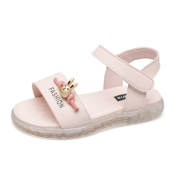 Sandale casual pentru copii cu autocolante și element 3D