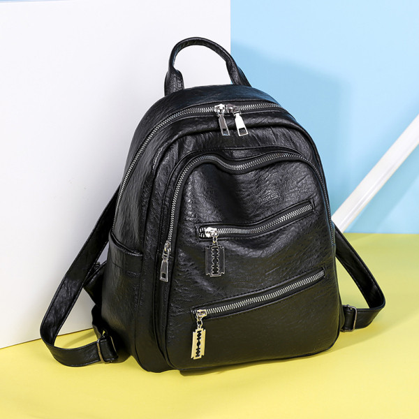 Naiste ajakohane lihtsa mudeli tõmblukuga seljakott