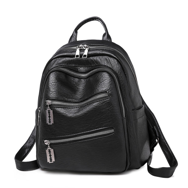 Naiste ajakohane lihtsa mudeli tõmblukuga seljakott