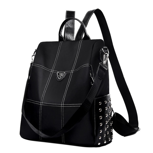 Rucsac modern pentru femei cu ochiuri