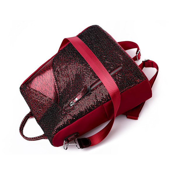 Rucsac elegant de dama model larg cu paiete