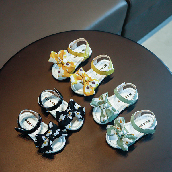 Sandale casual pentru copii cu panglică-pentru fete