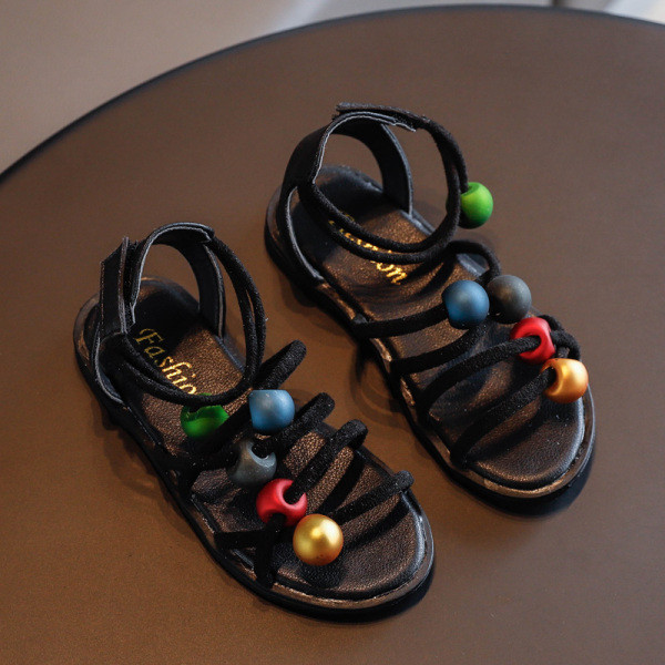 Sandale copii pentru fete cu bretele si autocolante