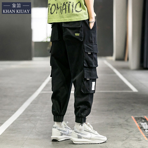 Ανδρικό casual παντελόνι με πολλές πλαϊνές τσέπες