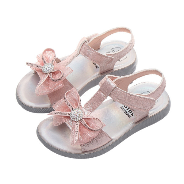 Sandale pentru copii actuale cu panglica si autocolante