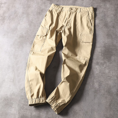 Pantaloni barbati toamna-iarna cu buzunare