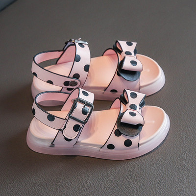Csúszásmentes gyerekszandál szalaggal lányoknak