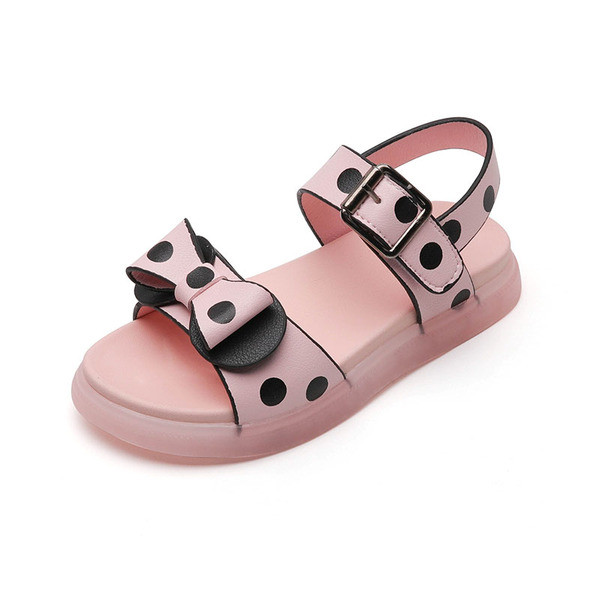 Csúszásmentes gyerekszandál szalaggal lányoknak