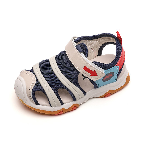 Kleebistega laste libisemiskindlad sandaalid tüdrukutele ja poistele