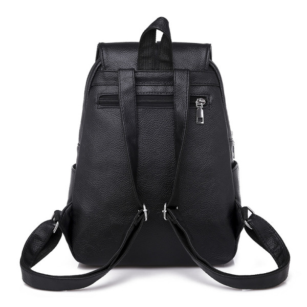 Γυναικείο casual σακίδιο από οικολογικό δέρμα με φερμουάρ