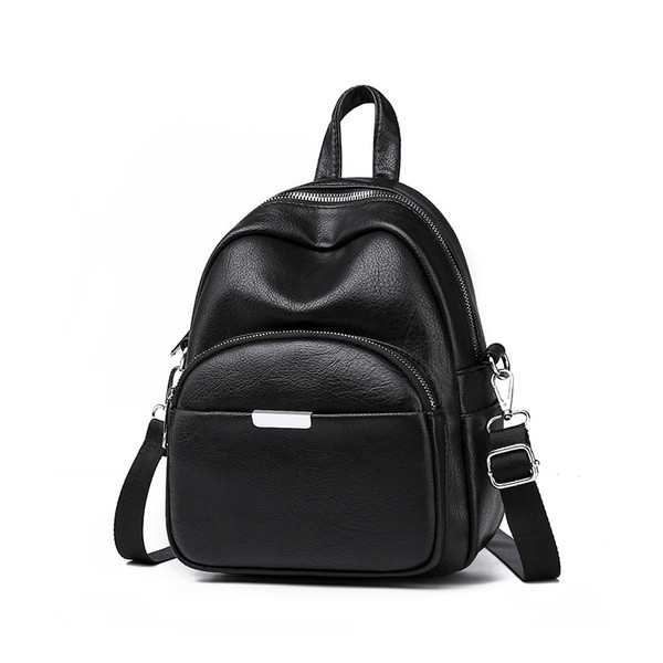 Kaasaegne naiste ökonahast taskuga seljakott