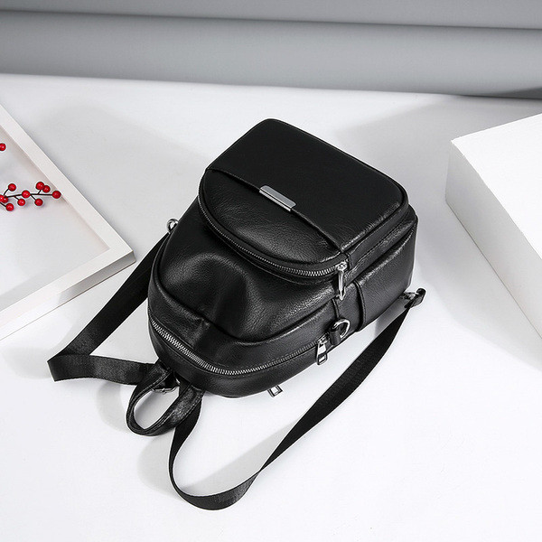 Kaasaegne naiste ökonahast taskuga seljakott