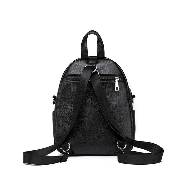 Kaasaegne naiste ökonahast taskuga seljakott