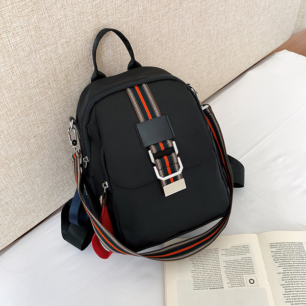 Rucsac de zi cu zi pentru femei, cu un mâner lung colorat