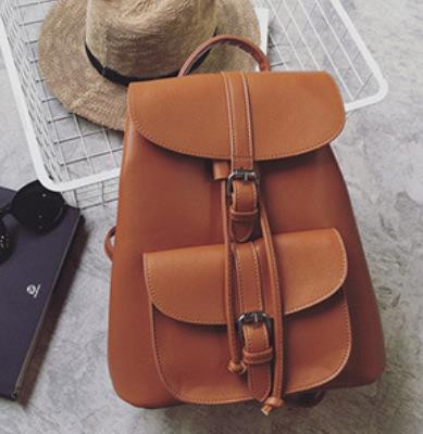 Öko-nahast moodne naiste seljakott paeltega