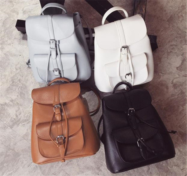 Öko-nahast moodne naiste seljakott paeltega
