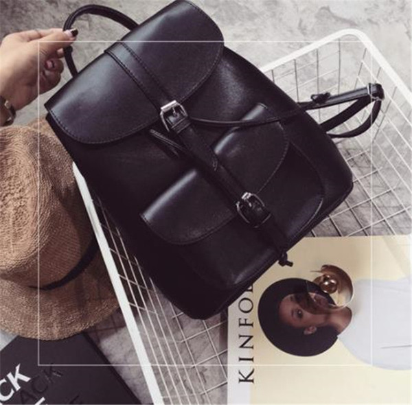 Öko-nahast moodne naiste seljakott paeltega