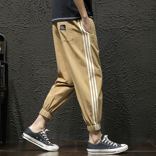 Kanga ja pahkluu kummiga meeste spordipüksid