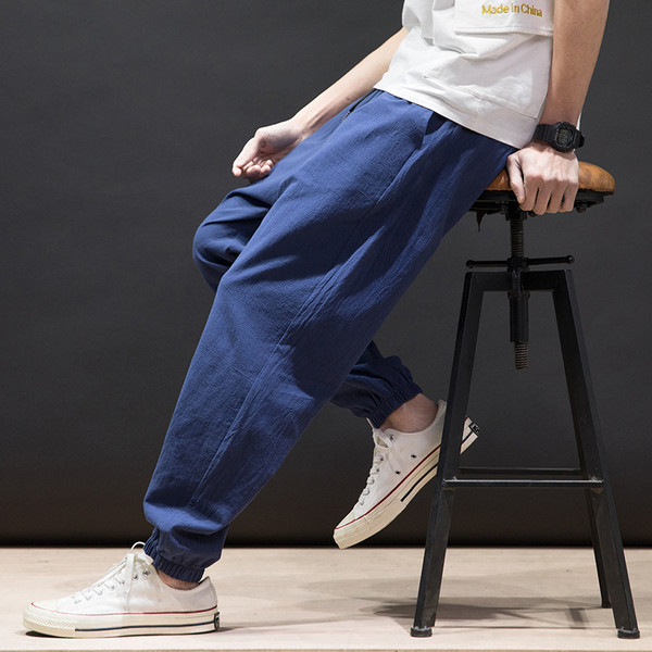 Klassikalise mudeli meeste laiad püksid