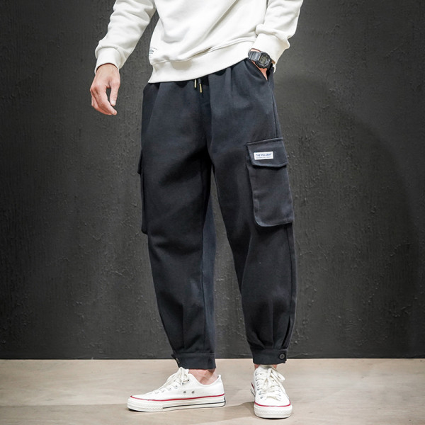 Ikdienas vīriešu bikses ar lielām kabatām un izmērs līdz 5XL
