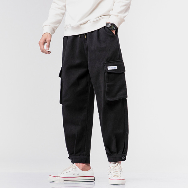 Ikdienas vīriešu bikses ar lielām kabatām un izmērs līdz 5XL