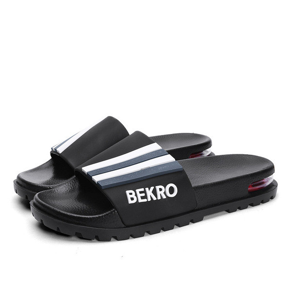 Ikdienas vīriešu čības ar krāsainu apmali un gaisa kameru