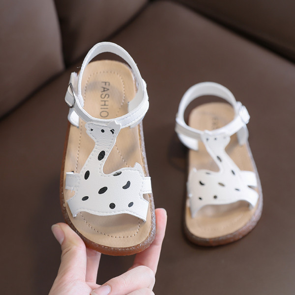 Ikdienas bērnu sandales ar sprādzi-meitenēm