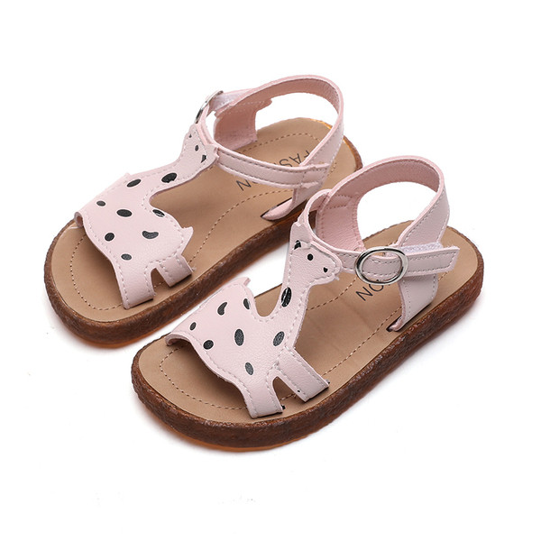 Ikdienas bērnu sandales ar sprādzi-meitenēm