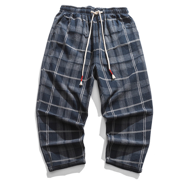 Pantaloni barbati in carouri model lat