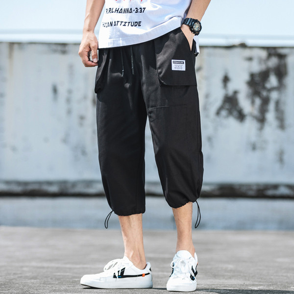 Ikdienas vīriešu bikses ar garumu 9/10 un elastīgu potīti