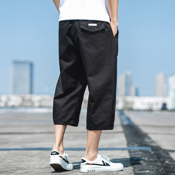 Ikdienas vīriešu bikses ar garumu 9/10 un elastīgu potīti