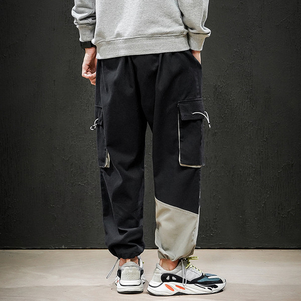 Vīriešu ikdienas bikses ar lielām kabatām un izmēriem līdz 5XL