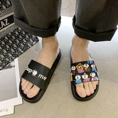 Modernas čības ar uzrakstu un krāsainiem aplikācijām piemērotas vīriešiem un sievietēm