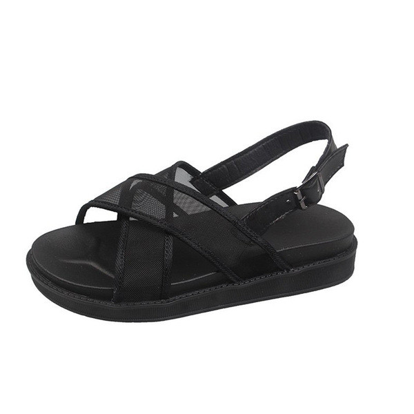 Ristirihmade ja pandlaga vabaaja naiste sandaalid